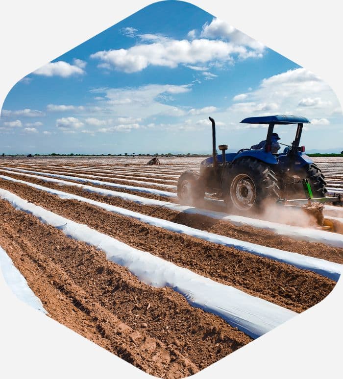 Fotografía de un tractor